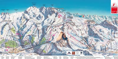 Kaart van switserland roete