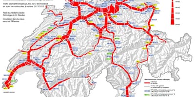 Kaart van switserland vignette